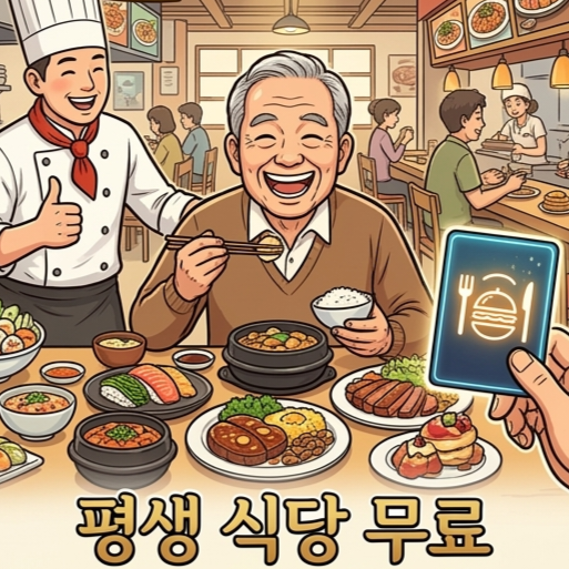 음식비 평생 무상